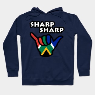 South Africa Sharp Sharp Hand Sign South African Flag Hoodie